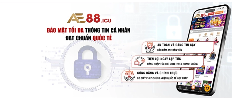 một số Các biện pháp bảo mật tiên tiến được áp dụng tại AE888