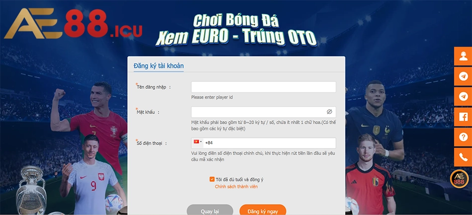 hướng dẫn Cam kết bảo vệ quyền riêng tư tuyệt đối tại AE888