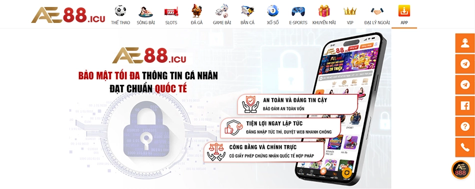 những Quy định về chính sách bảo mật ae88