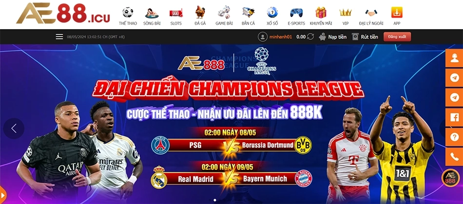 những Ưu điểm nổi bật khi cá cược thể thao tại AE888